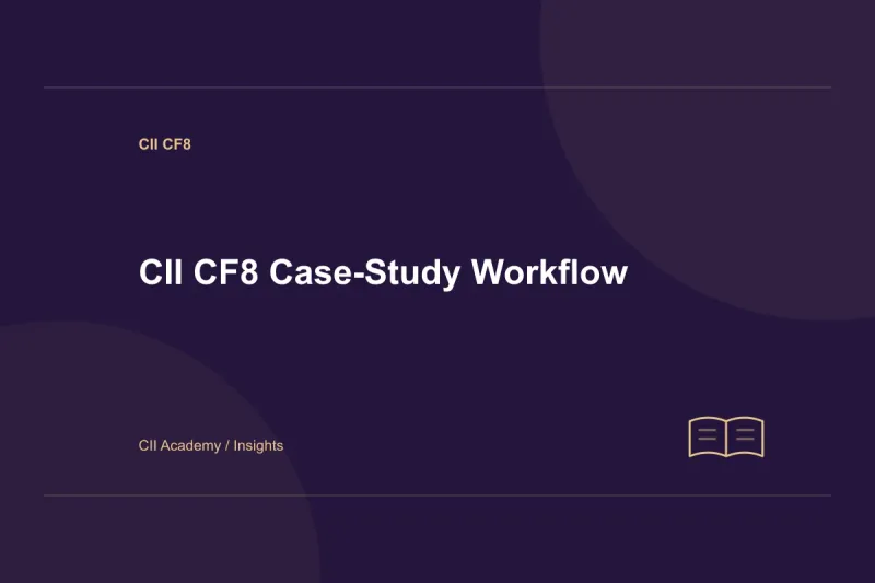 CII CF8 Case-Study Workflow