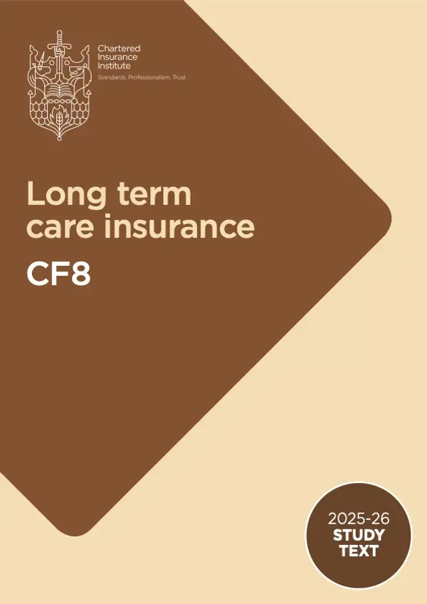 CII CF8: Long Term Care Insurance Official Workbook