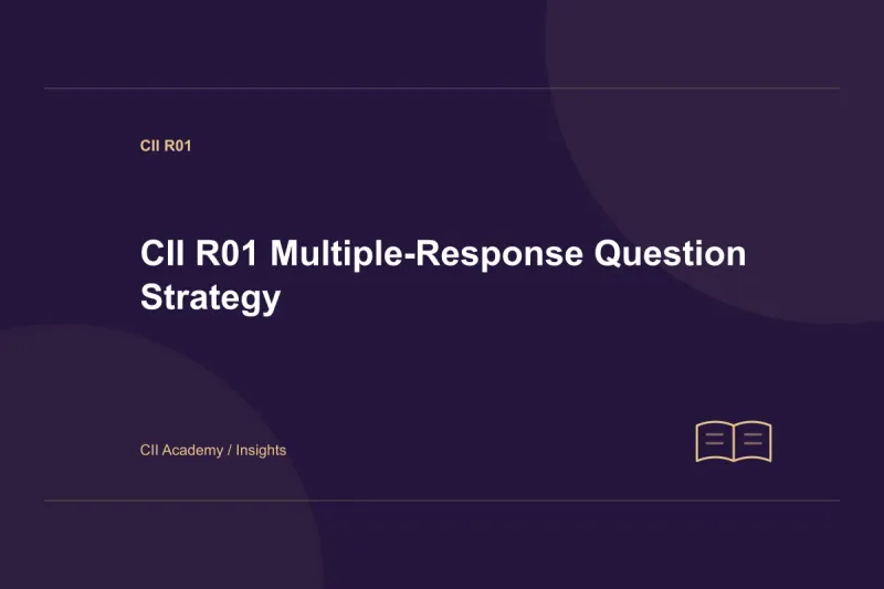 CII R01 Multiple-Response Question Strategy